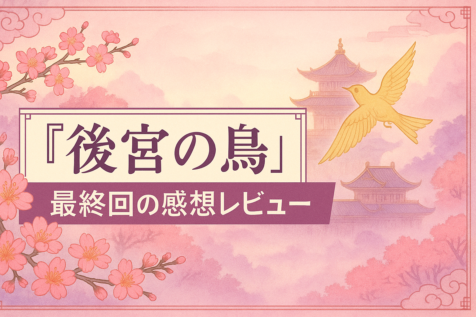 【後宮の烏】最終回感想と伏線考察｜視聴者が語る魅力と物足りなさ