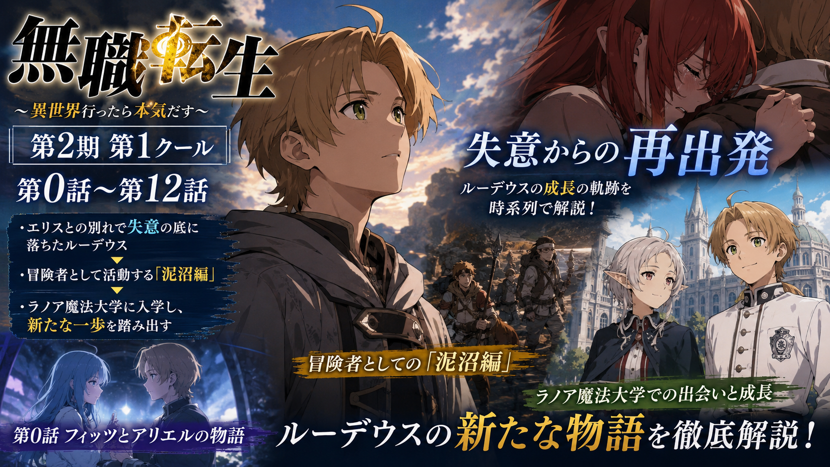 無職転生 第2期第1クール解説！ルーデウスの再出発